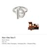 HERMES Echappee Sterling Silver Rings Women's Silver 105900597