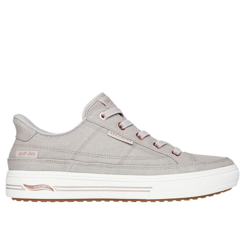 Skechers Arch Fit Arcade - Увидимся там Кеды Удобные Модные Трендовые Повседневные Низкие Кроссовки Женские кроссовки Бежевые 177197-TPE