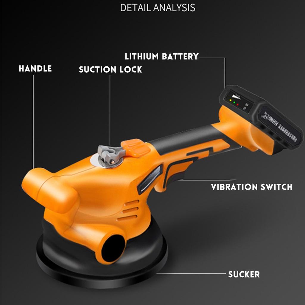 Аккумуляторный вибратор для укладки плитки, инструмент для самовыравнивания, 80x80 см, портативный вибратор для плитки, машина для штукатурки плиточного пола
