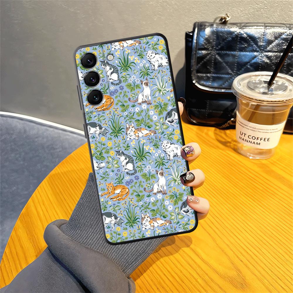 Чехол для телефона для Samsung Galaxy A52 A36 A06 A50 A55 A41 A73 A51 A23 A13 A53 A17 A25 A16 A05 A70 A37 A12 A57 A15 Мультяшный