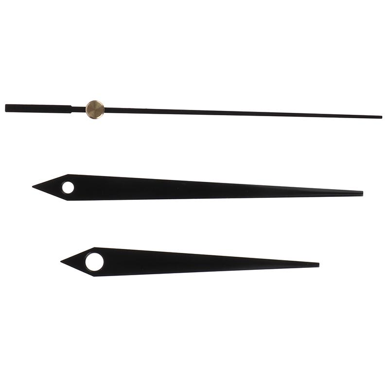 Кварцевый часовой механизм Механизм Черные стрелки DIY Настенные часы Ремонтный комплект Инструмент