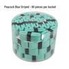 Elastic Perforated PU Leather Overgrip for Badminton, Tennis & Table Tennis Rackets, Fishing Rods with Ribbed Sweatband