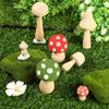 Gifts Mini Doll Ornaments DIY Crafts Wood Toy Wooden Mushroom Painting