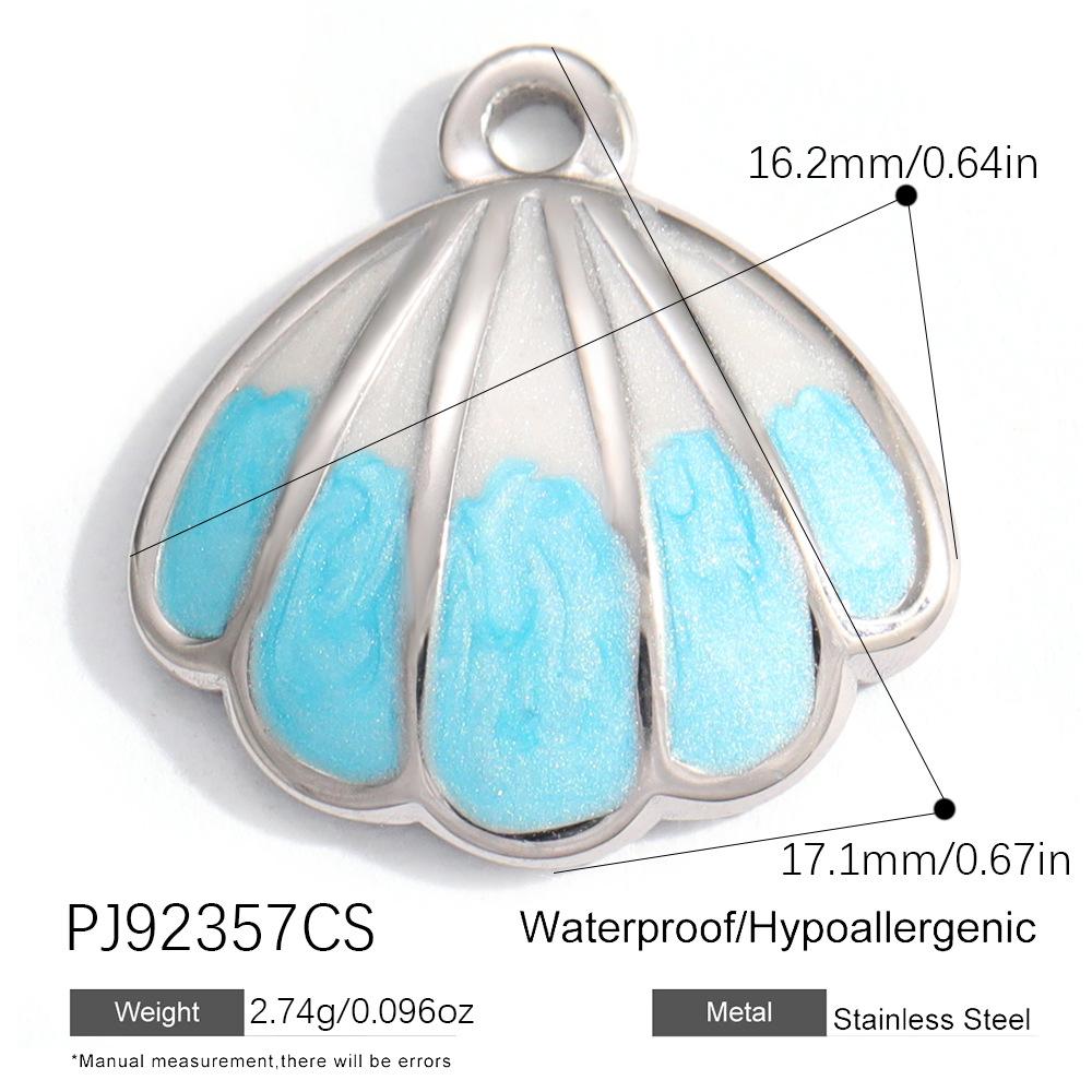Heart Cat Dog Owl Oil Drop Ocean Style Pendants 18K Gold Plated Stainless Steel Charms Fashion Jewelry Gold Pendants