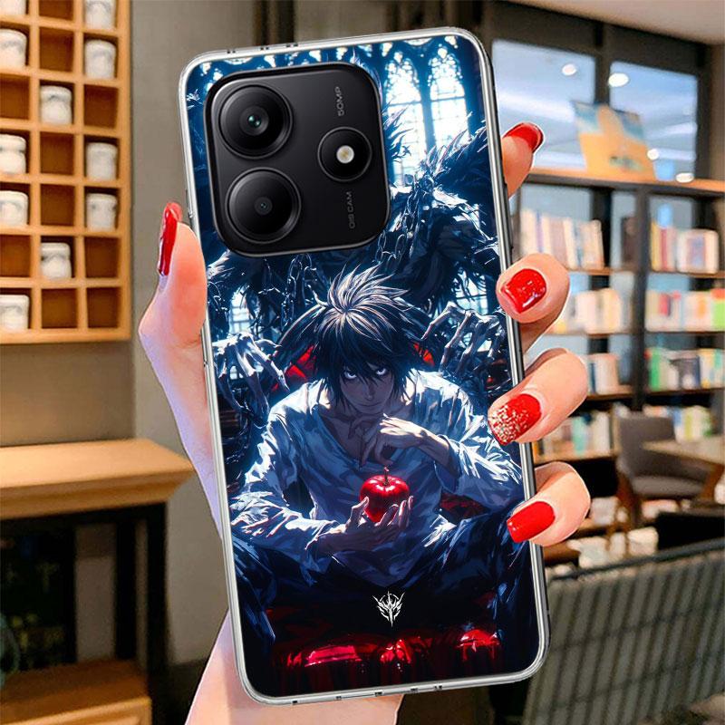 Чехол для телефона N-Note D-Death L Lawliet для Xiaomi Redmi Note 15 14 13 12 11 10 Pro Plus 14S 12S 11S 11T 11E 10S Мягкий чехол-бампер R