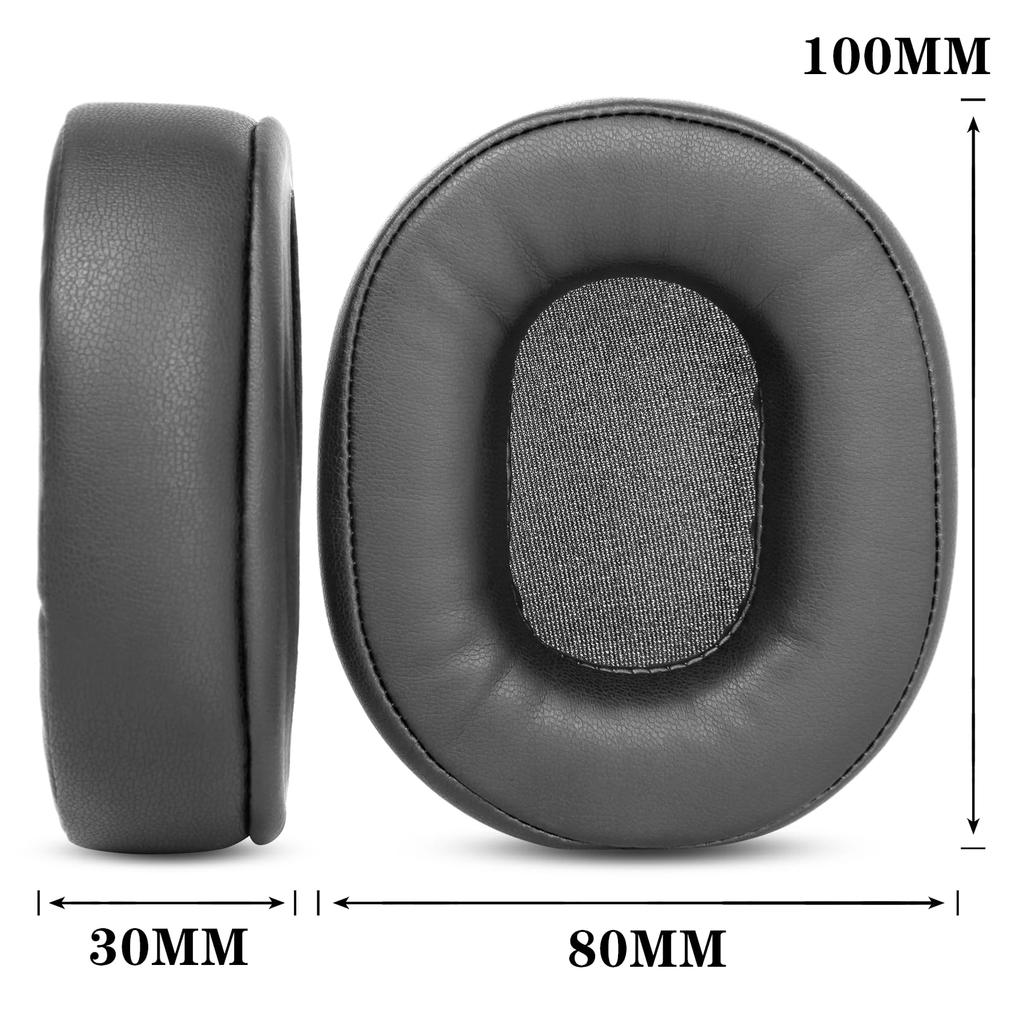 YunYiYi Replacement Upgrade Ear Pads Cup Cushion Compatible with Yamaha Headphones Memory Foam HPH-MT8 (Protein Leather)