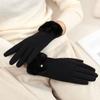 Толстые зимние перчатки бархатные женские варежки подарок плюшевые перчатки для улицы
