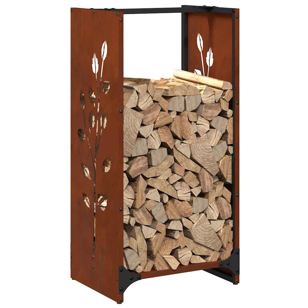 Firewood Rack 40 x 30 x 80 cm Weatherproof Steel