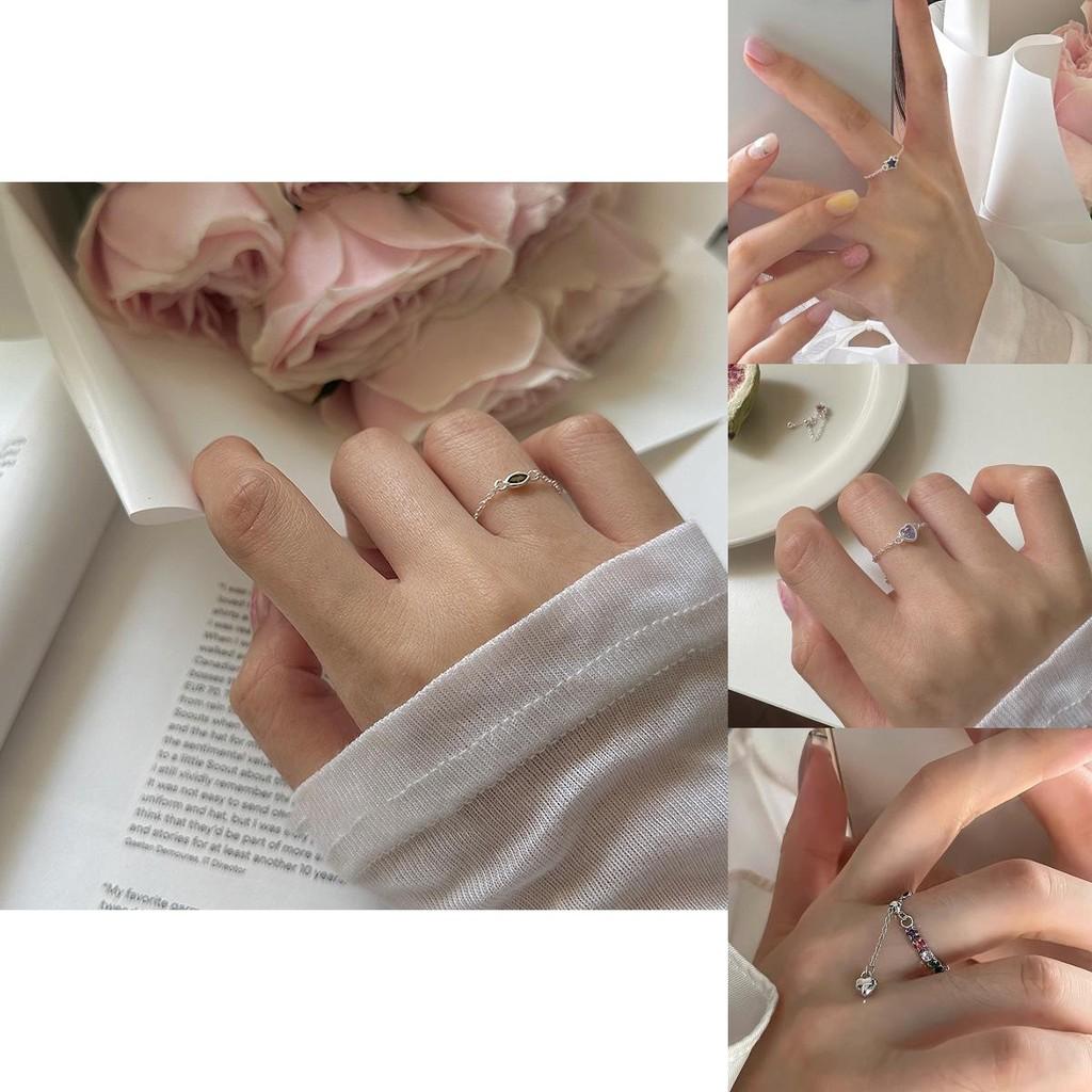 Stylish Dopamine Colorful Zirconia Adjustable Ring For Women With Unique Geometric Design And Colors Eyecatching