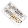 Watch Stem Extender + Crowns Accessory Repairing Replacement Tool Kit with Box