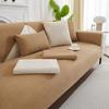 Сплошные цветные чехлы для диванов для гостиной, противоскользящие пылезащитные чехлы для диванов, универсальные моющиеся диваны, водонепроницаемая подушка для дивана
