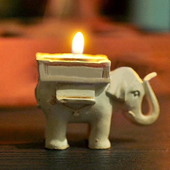Свадебный домашний декор Lucky Elephant Tea Light Подсвечник Подсвечник