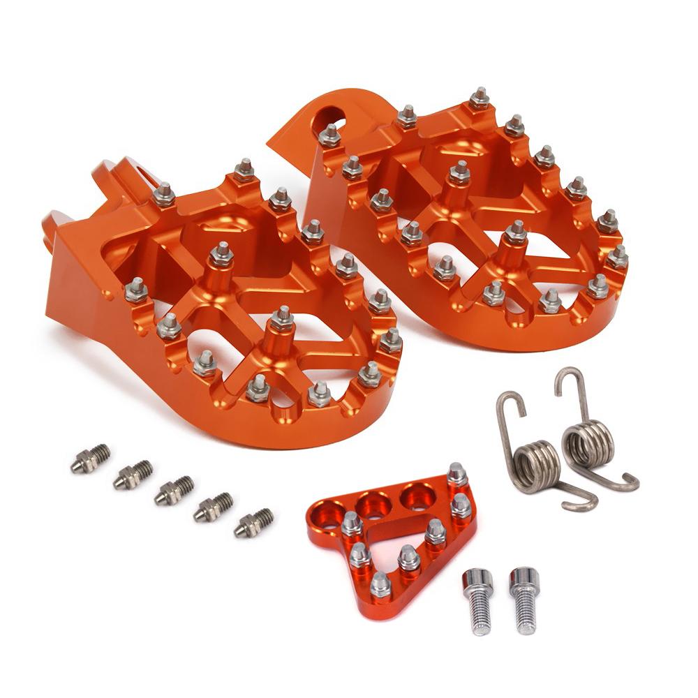Motorcycle Footpeg Foot Pegs Pedals Rests For KTM SX SXF EXC EXCF XCF XCW XCFW 65 85 125 150 250 300 350 400 450 530 ADVENTURE