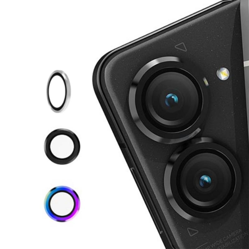 Защитная пленка для объектива задней камеры для Asus Zenfone 10, задняя металлическая защита для камеры для ASUS Zenfone10, кольцевое стеклянное защитное покрытие
