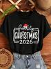 Family Matching Christmas T‑Shirt 2026 Christmas Crew Making Memories Together Graphic Tee Xmas Family Party Gift Tops