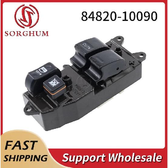 Sorghum 84820-10090 Car RHD Front Right Side Main Button Power Window Switch For Toyota Hilux Hiace YARIS Land Cruiser 1996-2008