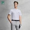 Fila Серия Гольф Повседневная Мода Прохладное Прикосновение Футболка-Поло Мужские Топы Нефритово-Белый A11M625138FWT