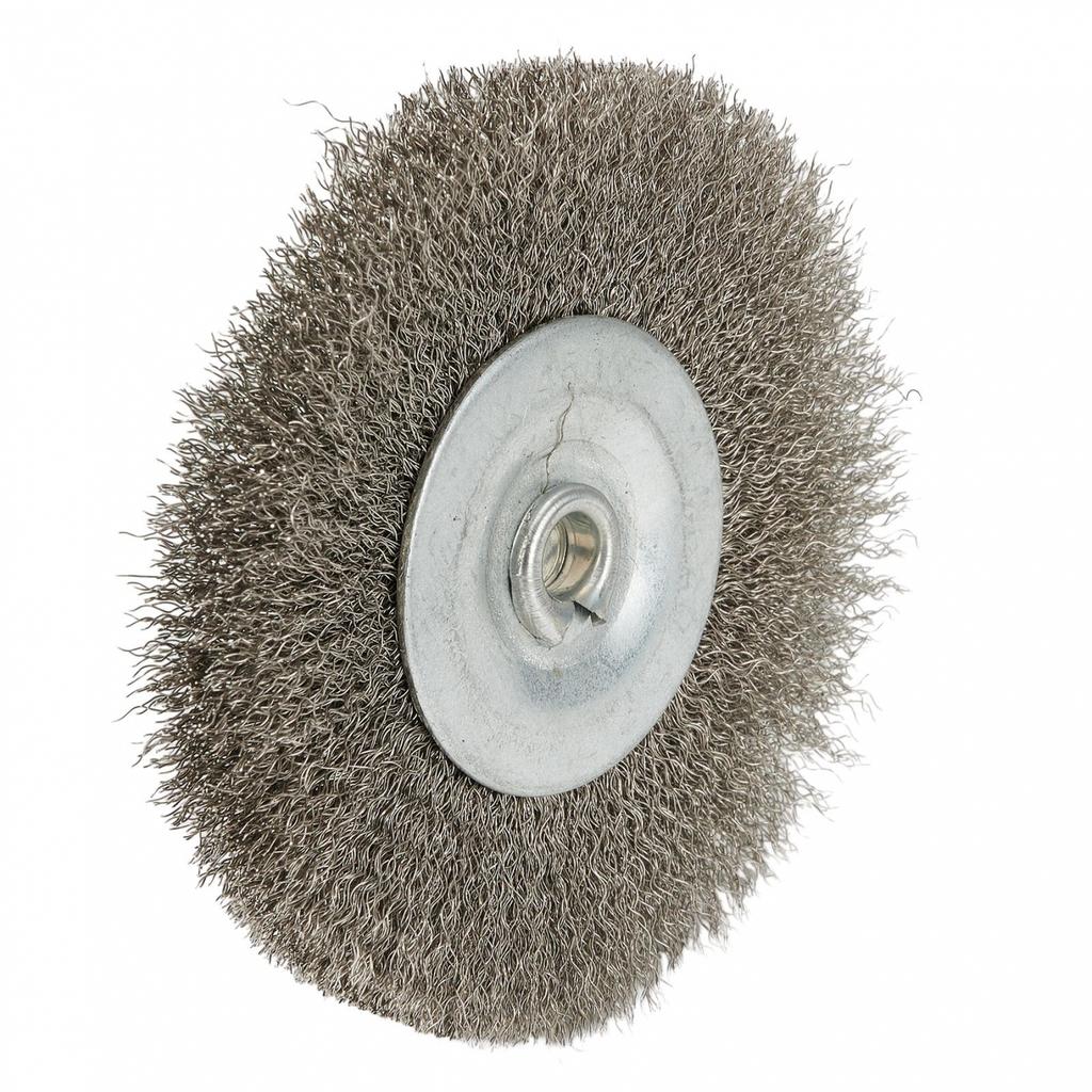 Детали Проволочная щетка из нержавеющей стали 1 шт. Гофрированная