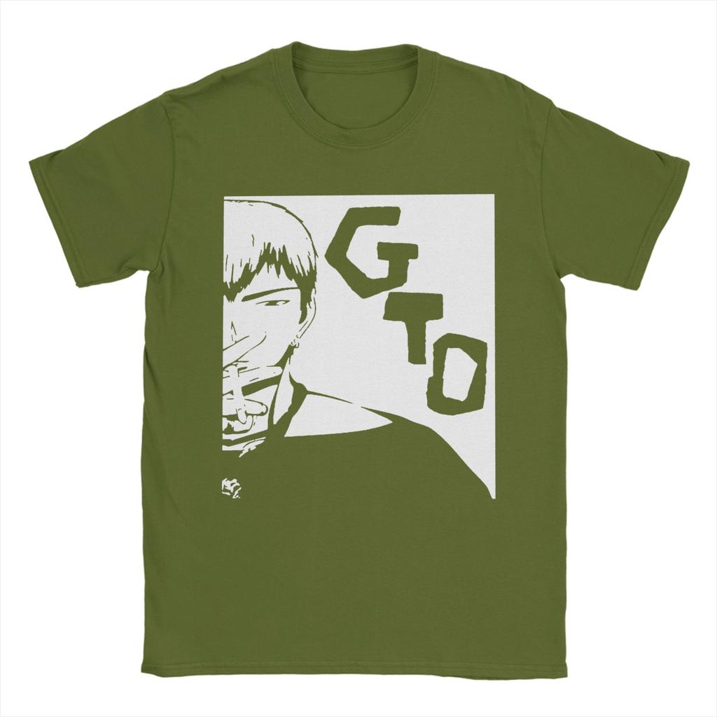 Unisexs TShirt GTO Great Teacher Onizuka Novelty Pure Cotton Tees Short Sleeve T Shirt Round Neck Clothes Gift Idea