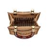 Fendi Сумка-тоут из флиса и кожи с логотипом Sunshine Женские сумки-тоут Коричневая 8BS051-AHJP-F1F1T
