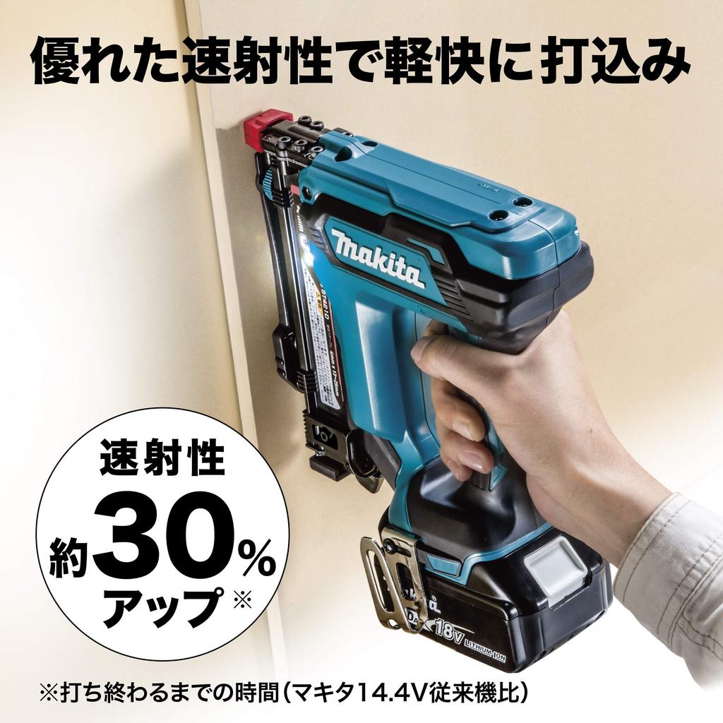 Аккумуляторный степлер Makita ST121DZK 18 В, аккумулятор и зарядное устройство продаются отдельно с кейсом