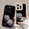 Чехол для мобильного телефона Rain and Dew Rose для iPhone17ProMax 17 Apple 16 матовый 14/15 Премиум 12 фабрика