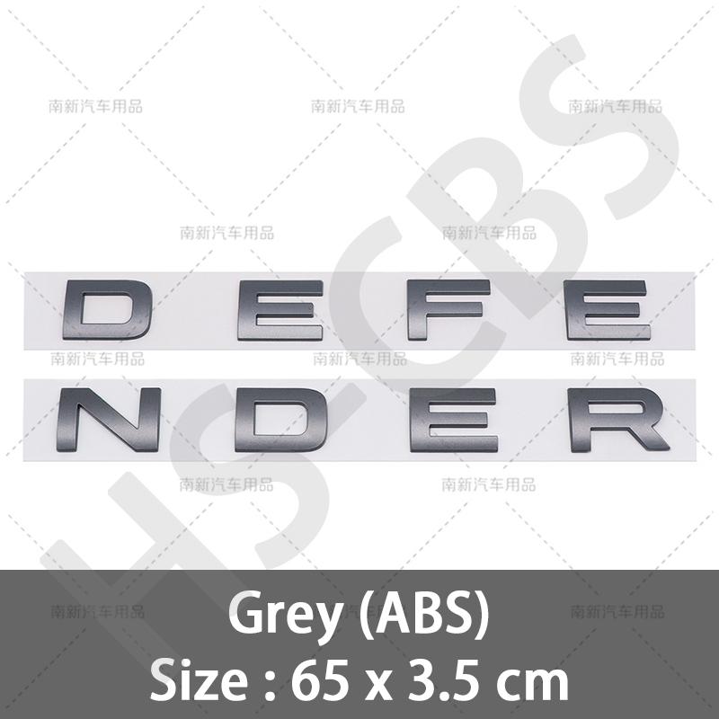 Новый стиль 3D ABS DEFENDER Буквенные Логотипы Наклейки Декали Большой Размер DEFENDER Автомобиль Передний Капот Задний Багажник Кузов Эмблема Значок Аксессуары