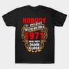 Men Black Print T-shirt Super Large TShirt Nobody-is-perfect-but-if-you-were-born-in-1971-you No-Cut Transfer Paper Print Cotton Tshirt