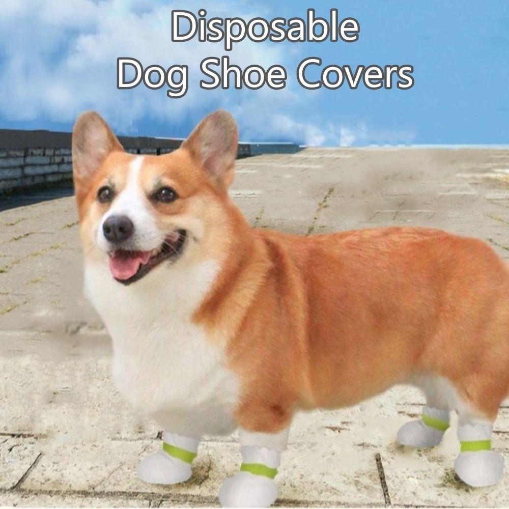 40pcs Waterproof Dog Shoe Covers Non-slip Walking Dog Socks New Dog Paw Cover Bag for Outdoor