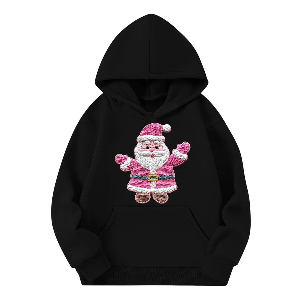 Children's Hoodies Loose Solid Color Hooded Sports Shirt Fashionable Sports Shirt