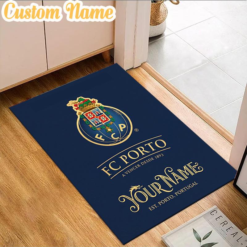 Custom Name FC Porto Emblem Design. Rug, Office Rug, Chair Rug, Carpet for Living Rooms, Doormat Game Rug Home Decor Christmas Gifts