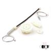 BWR912 Window Regulator Repair Kit Rear Left for Peugeot 206 CC 2D T16 2000-2008 2-Door Coupe Cabrio 922357