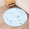 Bluey Printed Round Rug Carpet Chair Rug Area Rug Entryway Doormats,for Office Chair Living Room Bedroom Kitchen Room.