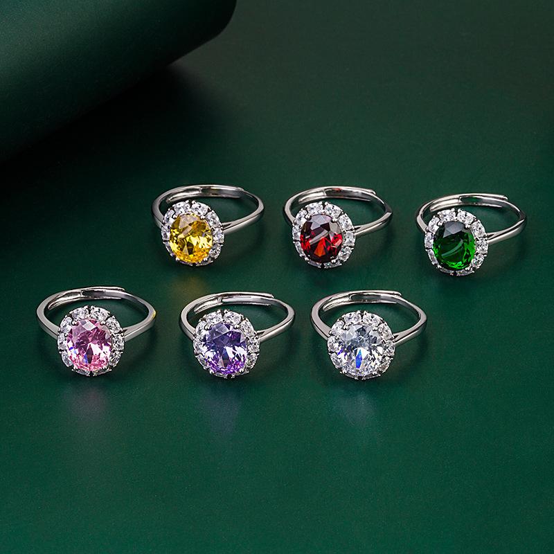 Sace Gems Классическое кольцо из медного сплава с цирконом, женские ювелирные изделия, свадебный подарок для вечеринки