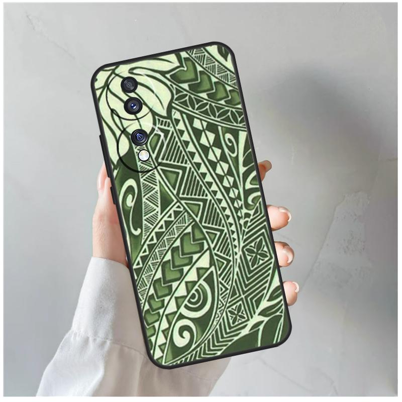 Гавайский орнамент Чехол для Honor Magic 5 6 7 8 Pro Для Honor 200 400 Lite 50 70 90 X8c X8b X9a X9b X9c X9d Win