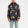 Куртка с капюшоном Levis Floral Print, мужская, черная 56568-0004
