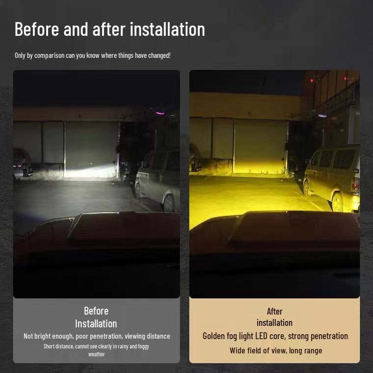 2020-2023 Land Rover Defender Golden Eye Front Bumper Grille LED Fog Light Assembly