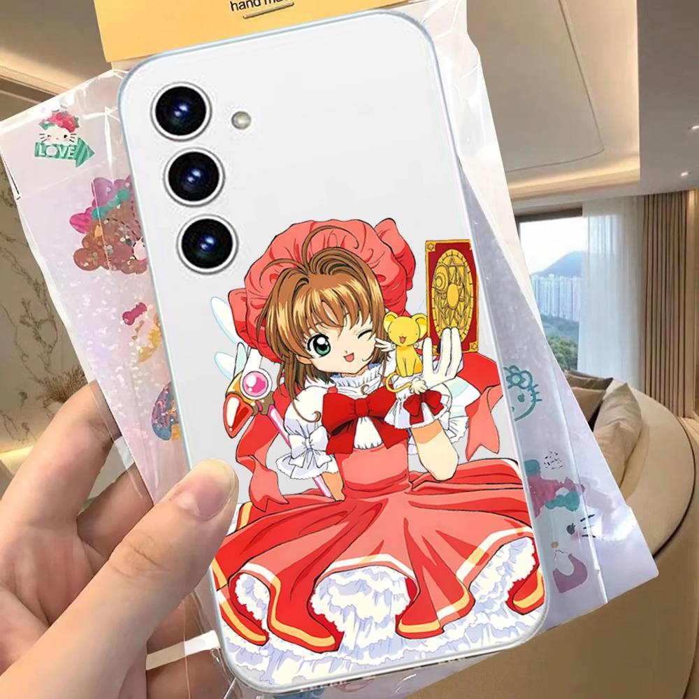 Cute C-Cardcaptor Sakura-s For Samsung Galaxy A52 A12 A51 S21 Edge S22ULTRA S23 S20LITE Plus Ultra Transparent Cover