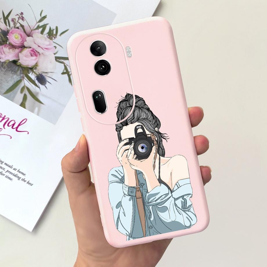 Чехол для телефона Oppo Reno 11 Pro 5G Милые животные Силиконовый Мягкий ТПУ Задняя крышка Для Oppo Reno11 CPH2599 Reno11 F CPH2603 Capa