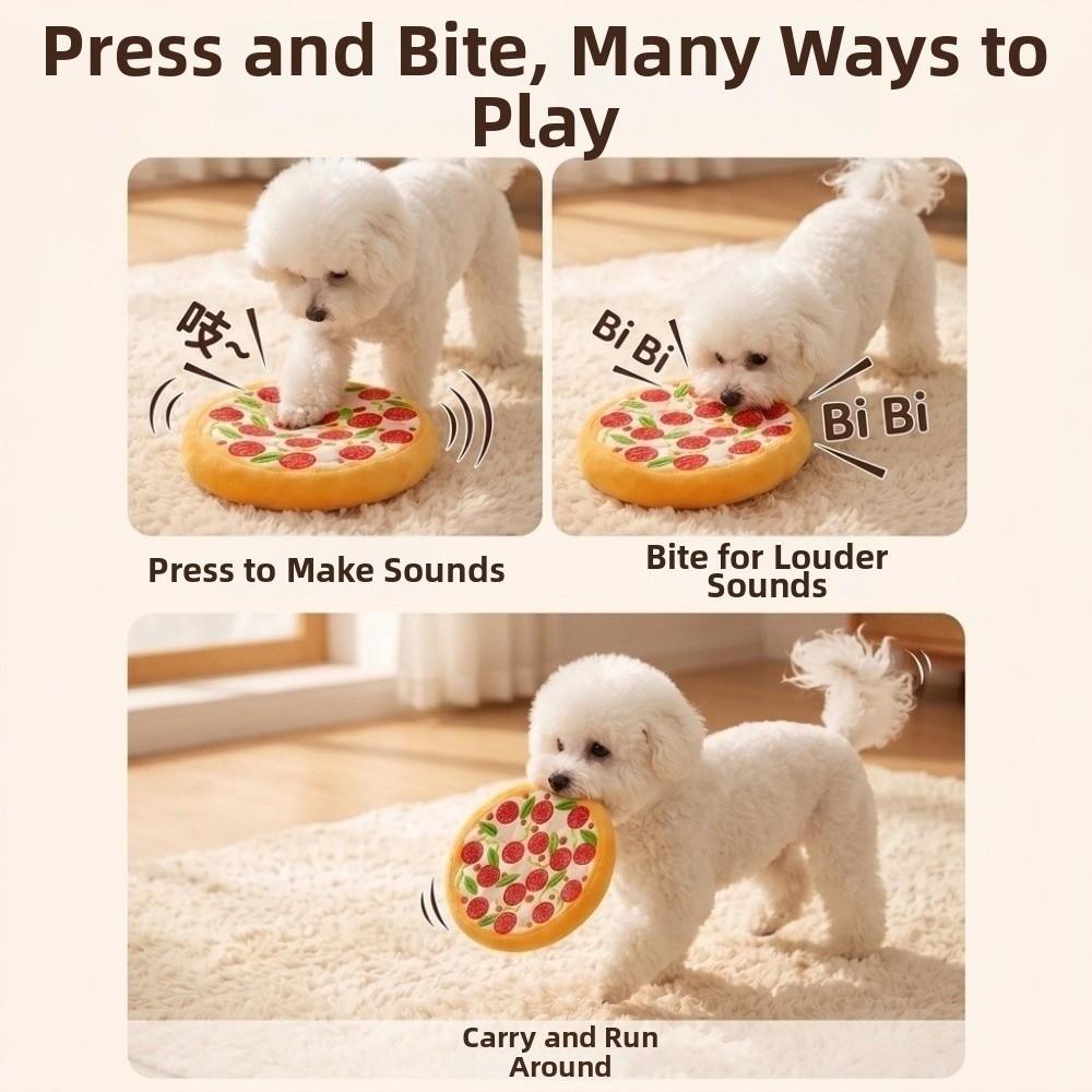 Colorful Interactive Dog Throw Toy Cartoon Pet Squeak Toy Puppy Chew Toy Outdoor Sport
