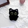 Милая черная кошка плюшевая игрушка Маленькая кукла Подвеска 10 см Брелок Мультяшное Мягкое животное Набивная кукла Подвеска Рюкзак Сумка Декор Подарок