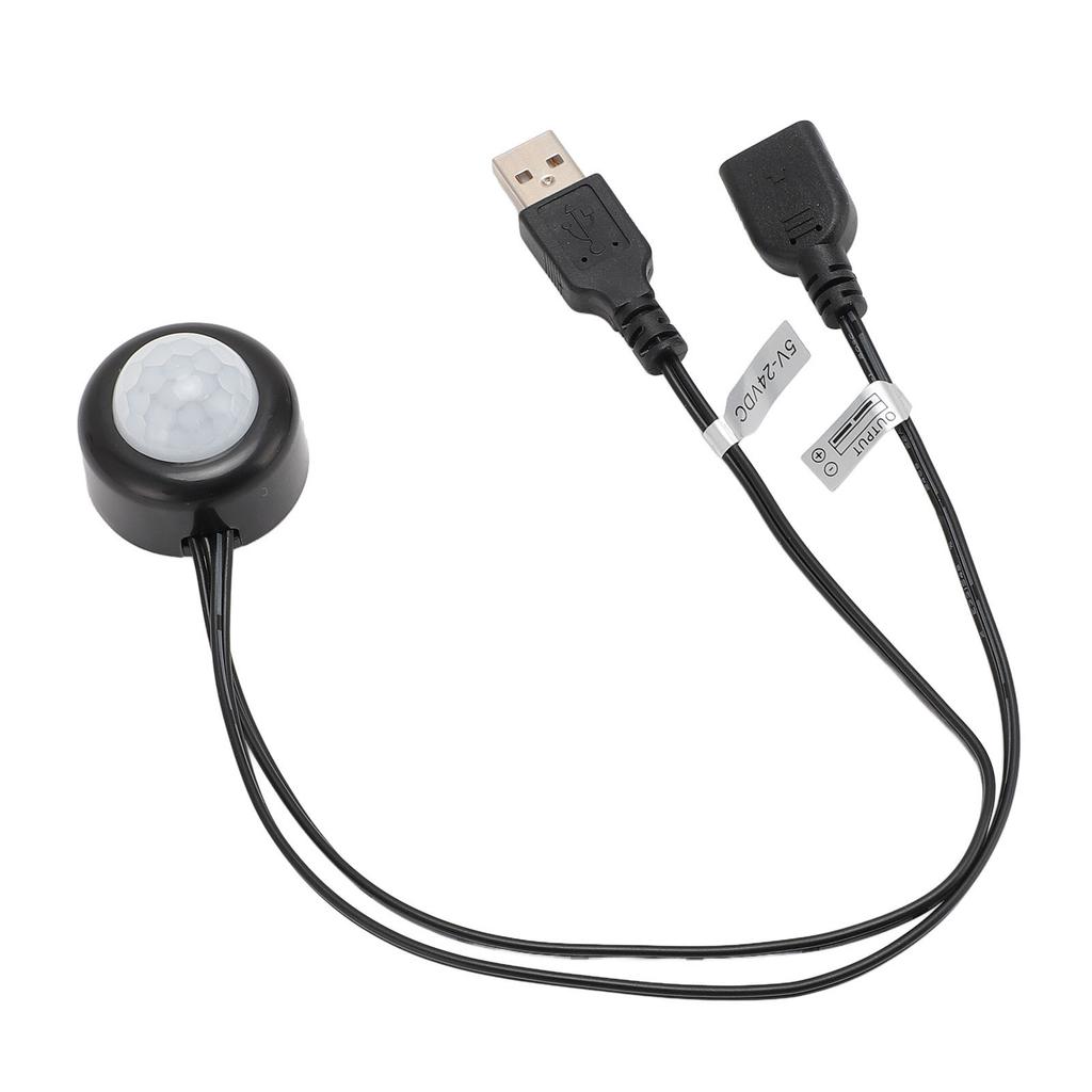 Датчик движения PIR с USB-интерфейсом Plug and Play DC5V to 24V Инфракрасный датчик контроллер для