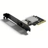 10-гигабитная сетевая карта PCIe 3.0 x4 Совместимая [Поддержка 10 Гбит/с] Карта Realtek RTL8127 Сетевая карта 1G2.5G5G10G Многогигабитная поддержка WindowsLinux