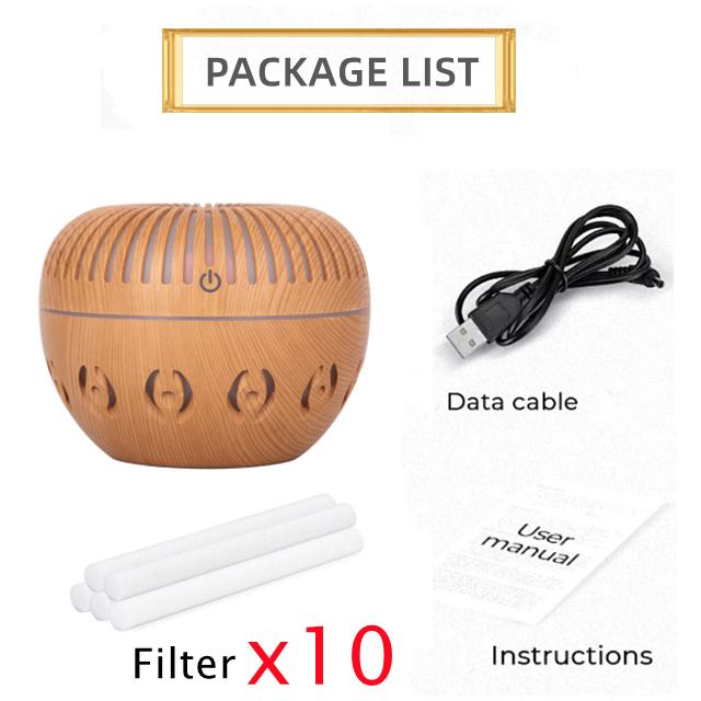 130 мл увлажнитель воздуха ароматический диффузор электрический водяной туман для офиса, дома, автомобиля со сменным светодиодным ночником