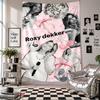 Настенный гобелен Roxy Dekker Art Подвесная ткань Декоративное фоновое покрытие для украшения комнаты