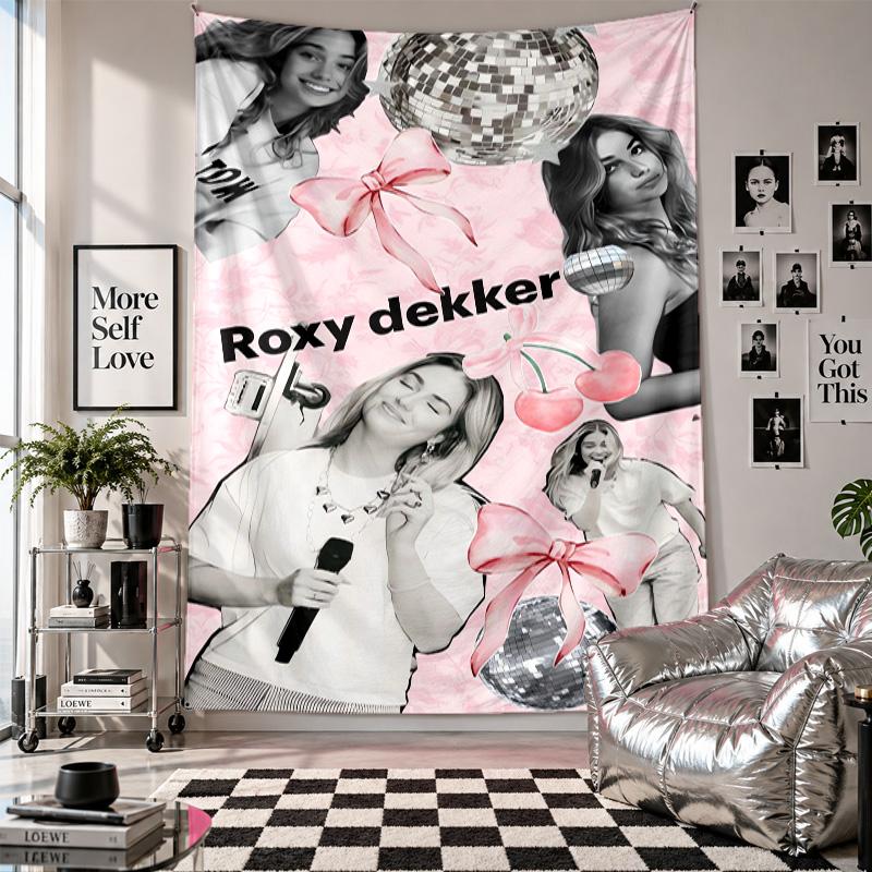 Настенный гобелен Roxy Dekker Art Подвесная ткань Декоративное фоновое покрытие для украшения комнаты