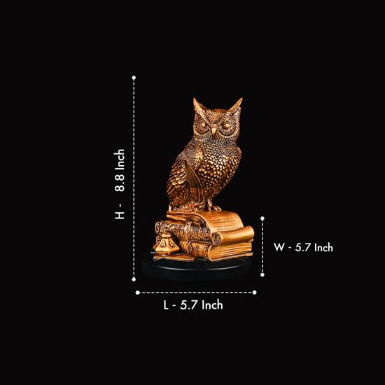 22,35 см Сова Мудрости Статуэтка Символ Знаний, Проницательности, Защиты Идеальный подарок для студентов, ученых, домашнего декора для гостиной, офиса