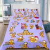 Изысканные 3D Обои Семья Кошек Мультяшный G-Гарфилд Цифровая Печать Комплект Постельного Белья Пододеяльник Одеяло Кровать Девочка Мальчики Подарок