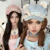 Lightweight Beret Hat 3D Cat Ears Cat Ear Cap New Cake Cat Ears Cap  Women