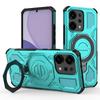 For Oppo Reno14 5G (Global) Magnetic Case Rotating Metal Kickstand PC+TPU Phone Back Cover